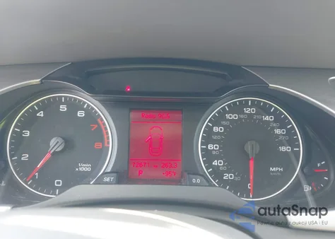 2010 Audi A4 2.0T Premium from USA, damaged, VIN WAUBFAFL1AN038675